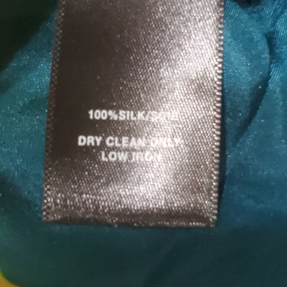 Lafayette 148 New York Multicolor Floral Print Short Sleeve Blouse - Picture 2 of 7